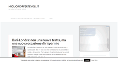 Desktop Screenshot of migliorioffertevoli.it